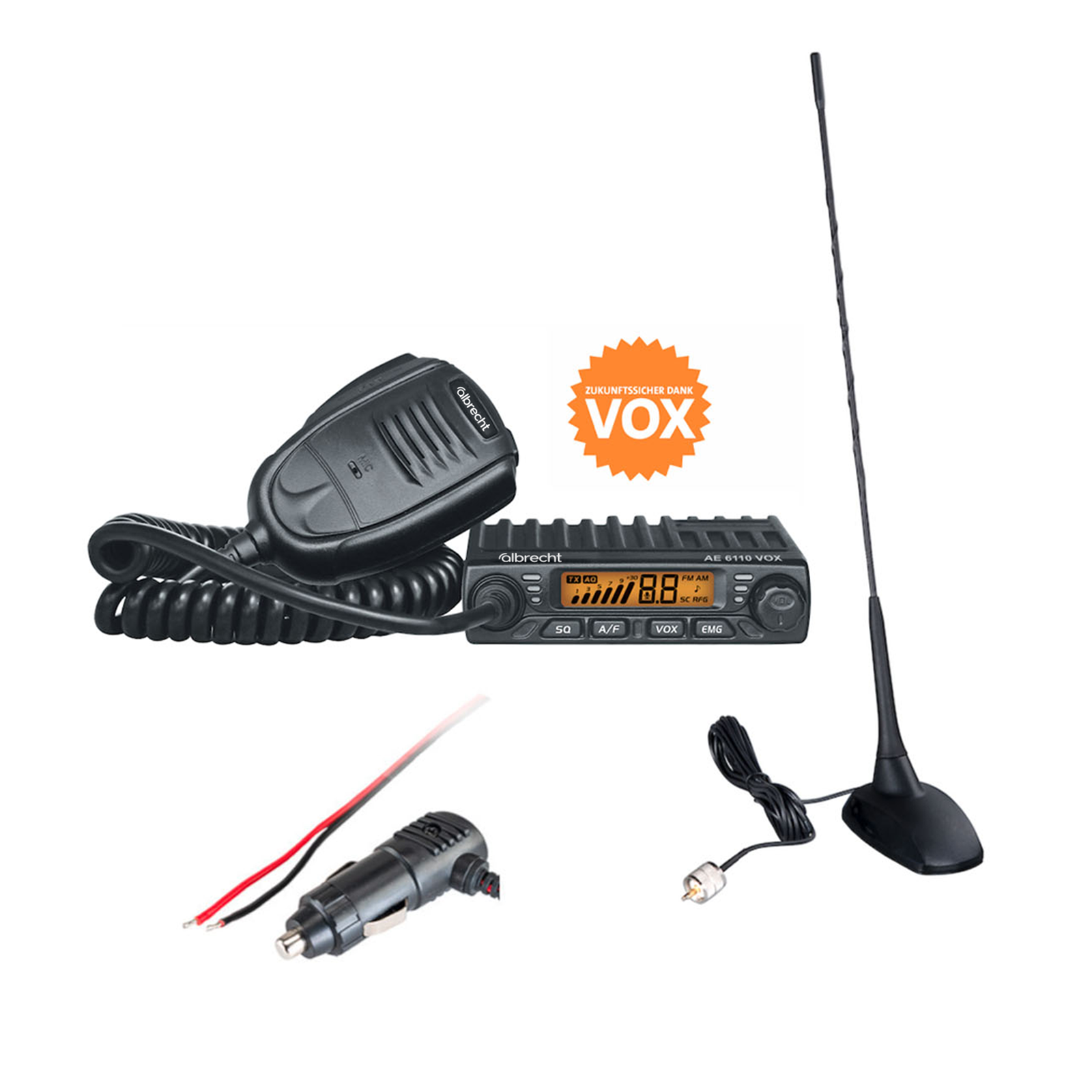 Albrecht AE 6110 VOX + CBM-516 Magnetantenne_4032661261311_ALBRECHT_#14