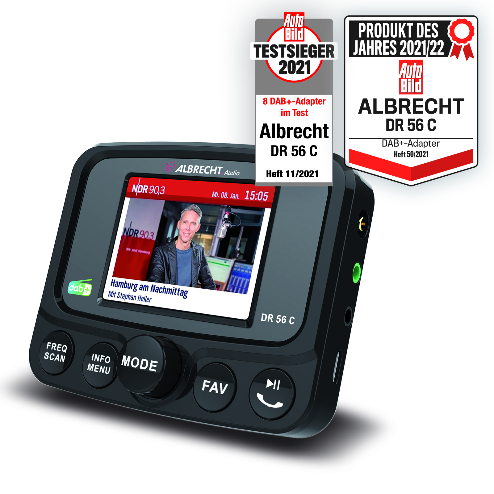 Albrecht DR 56 C DAB+ Autoradio Adapter mit Farbdisplay _4032661271563_ALBRECHT_#8