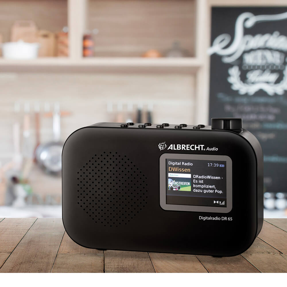 Albrecht DR 65 C tragbares Digitalradio DAB+ / UKW mit
