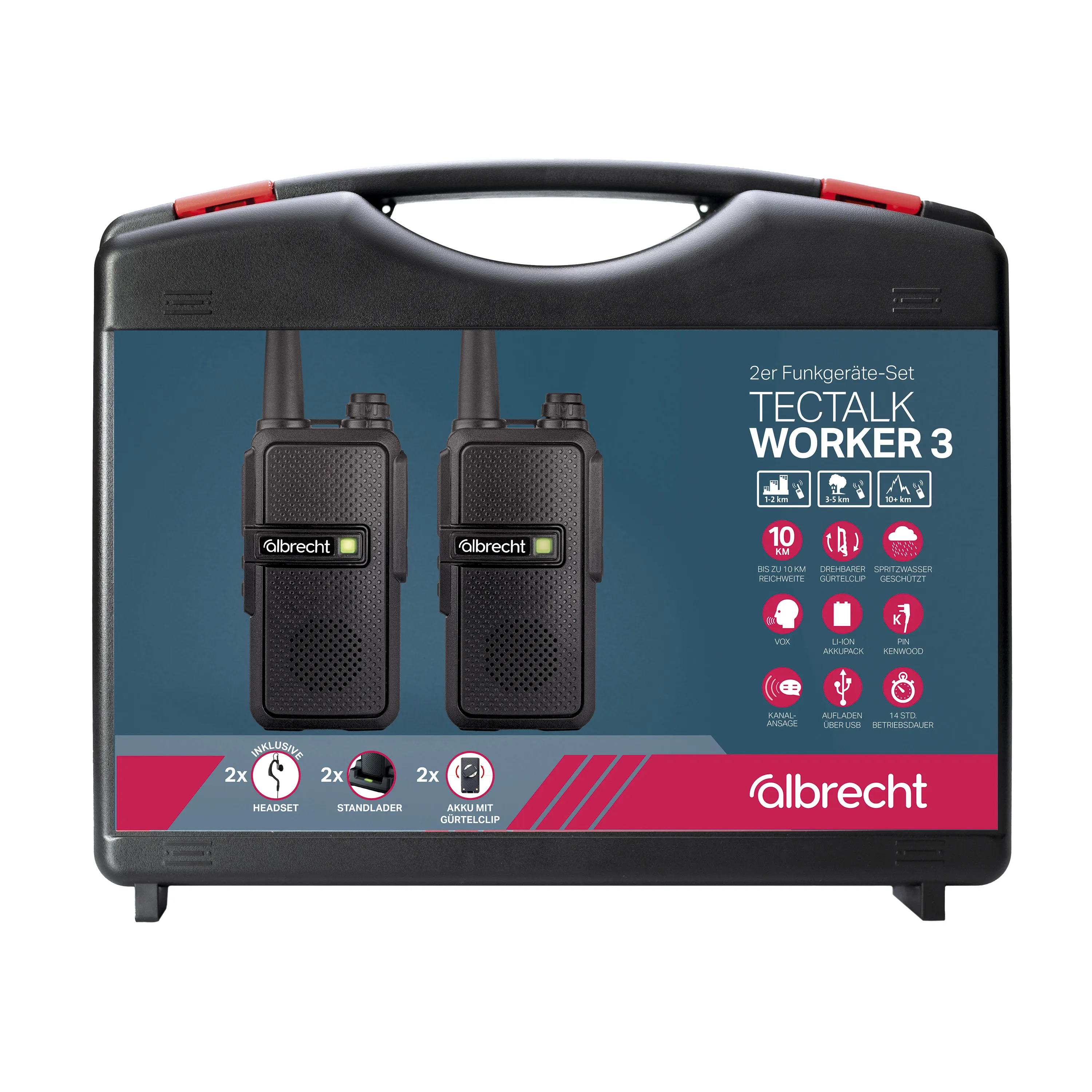 Albrecht 2er Kofferset Tectalk Worker 3, PMR446_4032661298256_ALBRECHT_#15