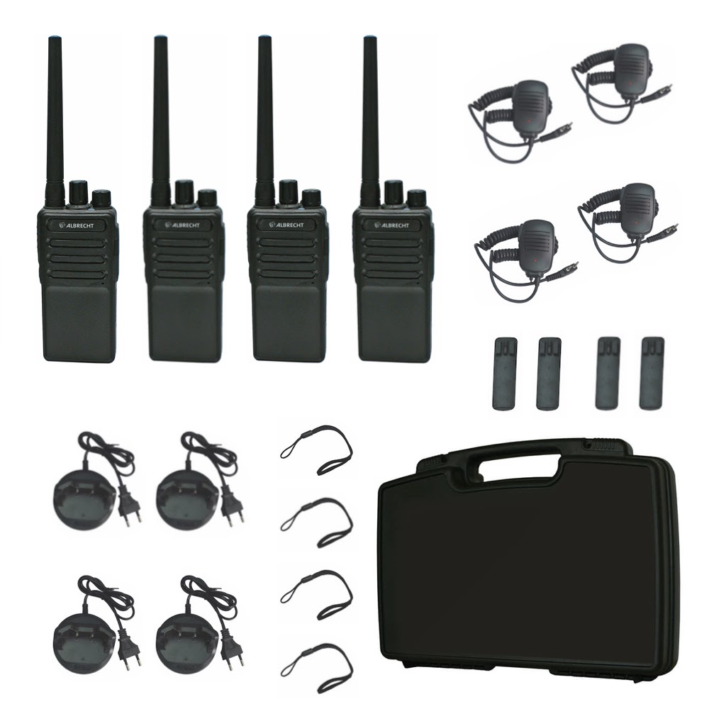 4er Kofferset Albrecht Tectalk Worker 2, PMR446_4032661298362_ALBRECHT_#4