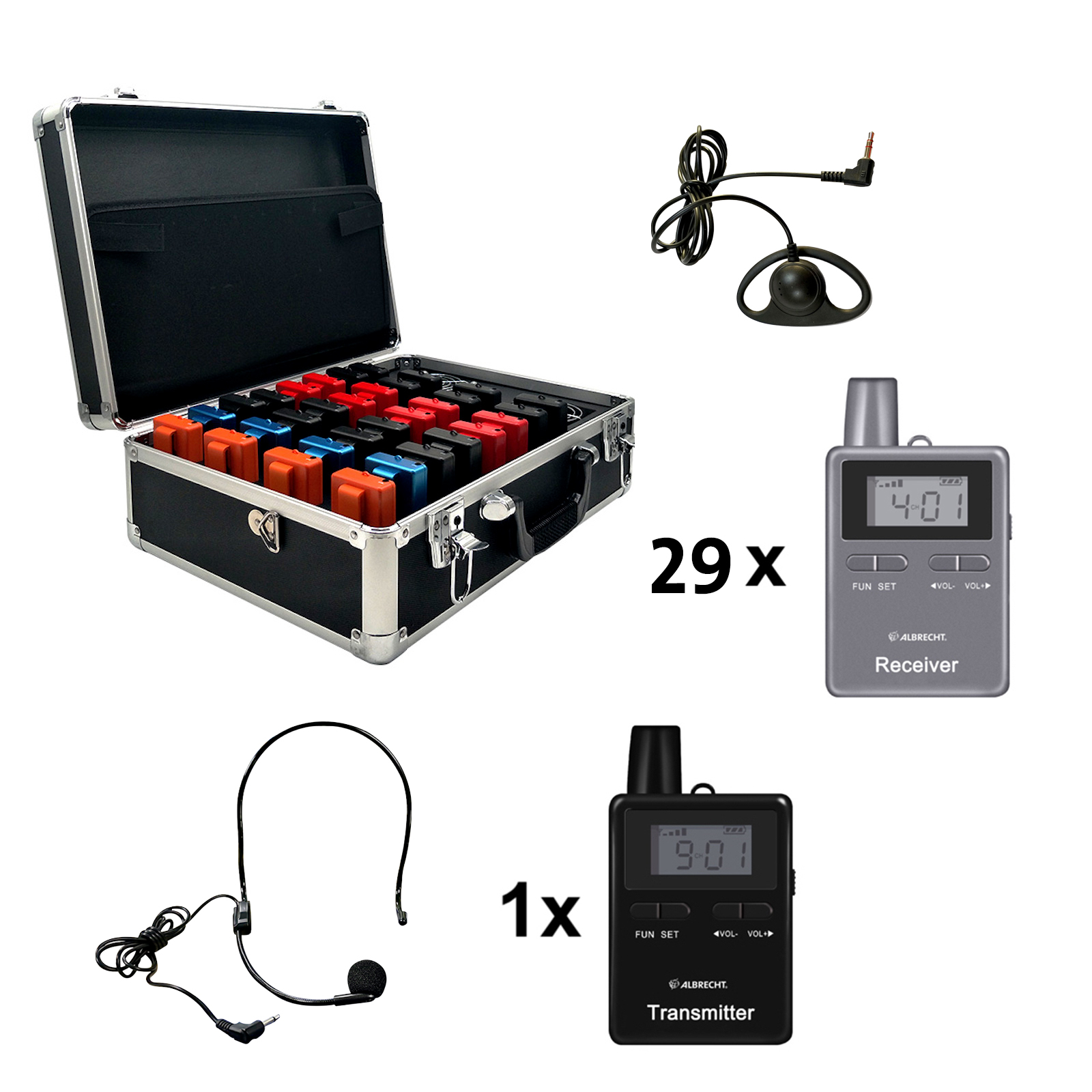 30er Set Albrecht ATR 400 im Ladekoffer Trolley _4032661970305_ALBRECHT_#3