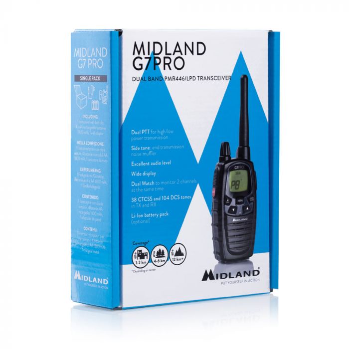 Midland G7 Pro Funkgerät, Single, 16 Kanäle _8011869201950_MIDLAND_#8