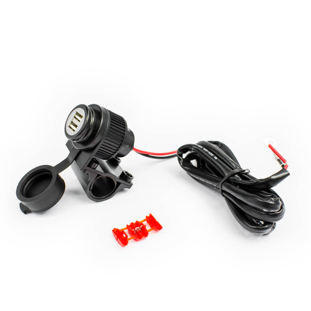 12V Steckdose Motorrad Bordsteckdose 20mm Standard power socket