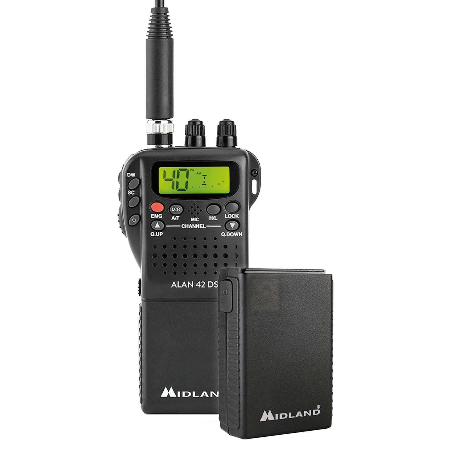 Midland Alan 42-DS Lithium - Radio CB Portative - C1267.04