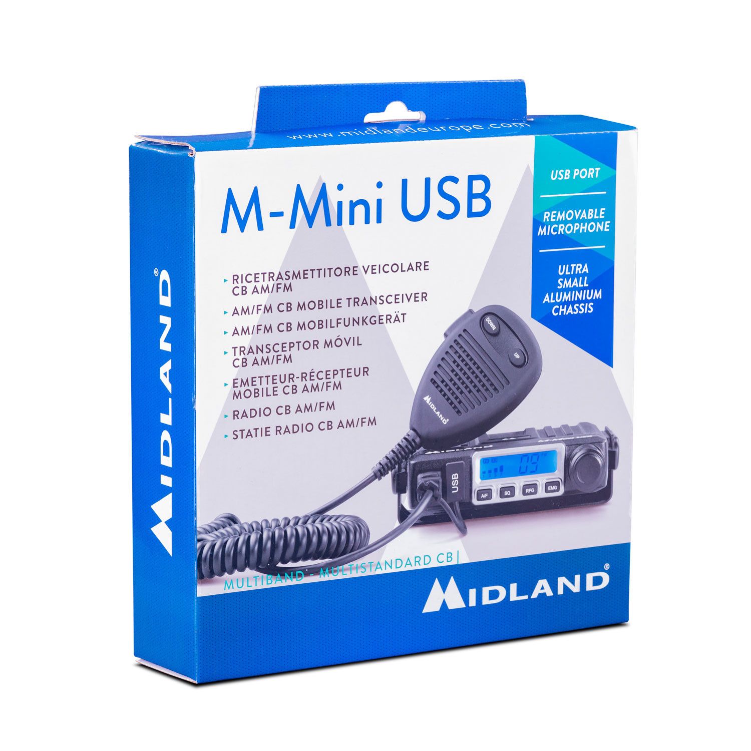 Midland CB GO USB, M-Mini + Antenne LC29_8011869203510_MIDLAND_#8