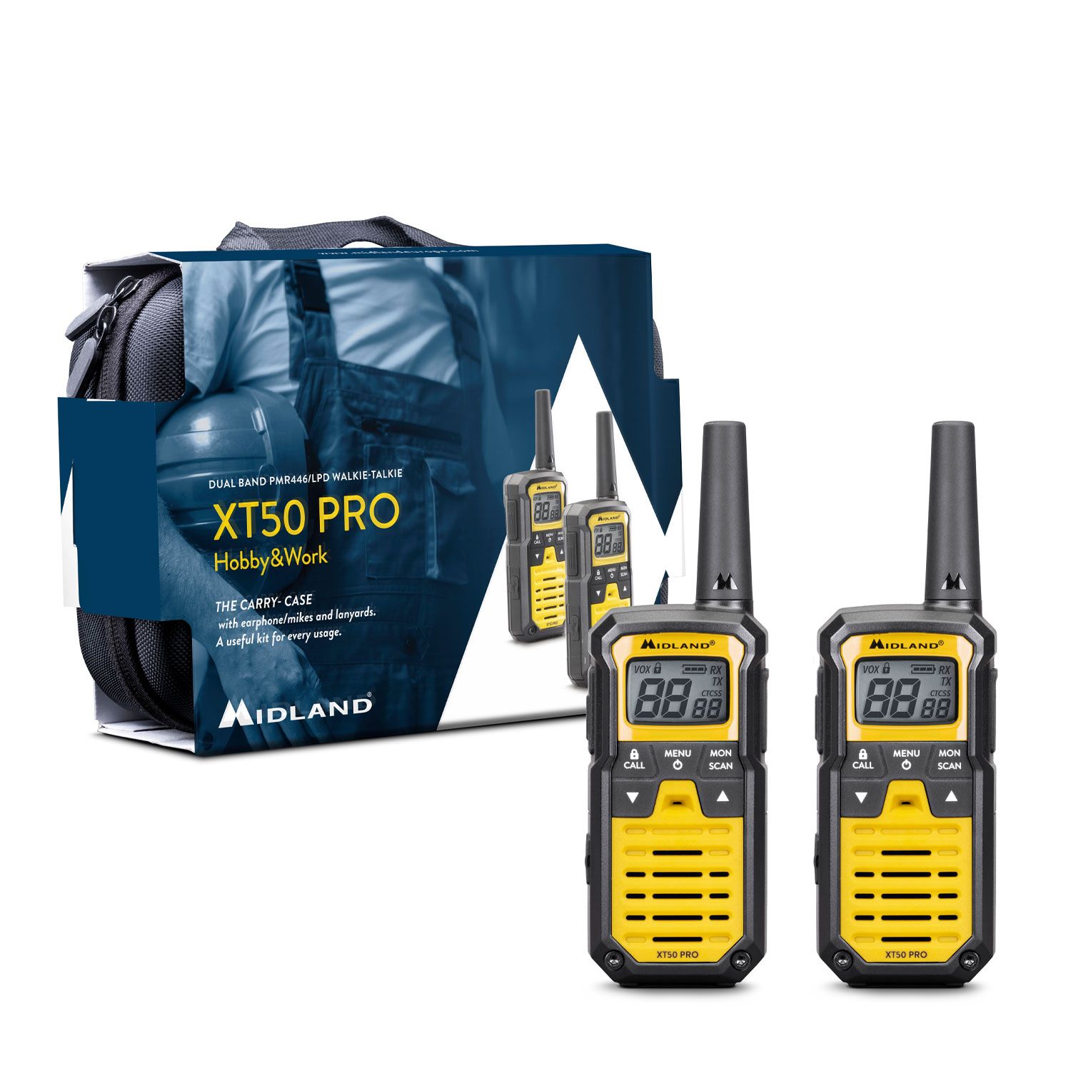 Midland XT50 Pro Kofferset, Gelb_8011869204623_MIDLAND_#5