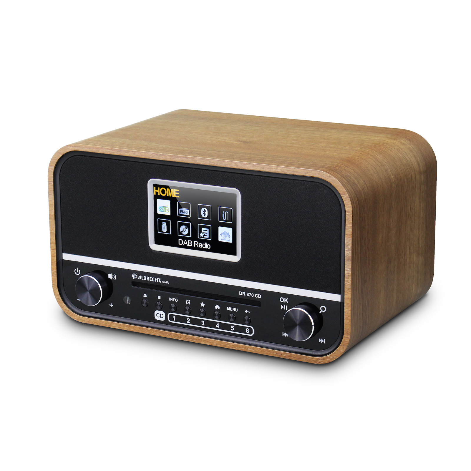 Albrecht DR 70 - Radio digitale DAB+ / FM portatile con display colorato -  Paoletti Radio Comunicazioni