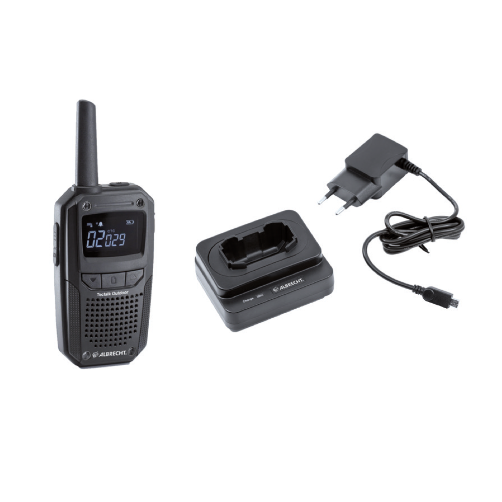 Albrecht Tectalk Smile – Walkie Talkie Per Bambini – Set Da 2 Con Batterie E Clip – Portata Fino A 3 Km