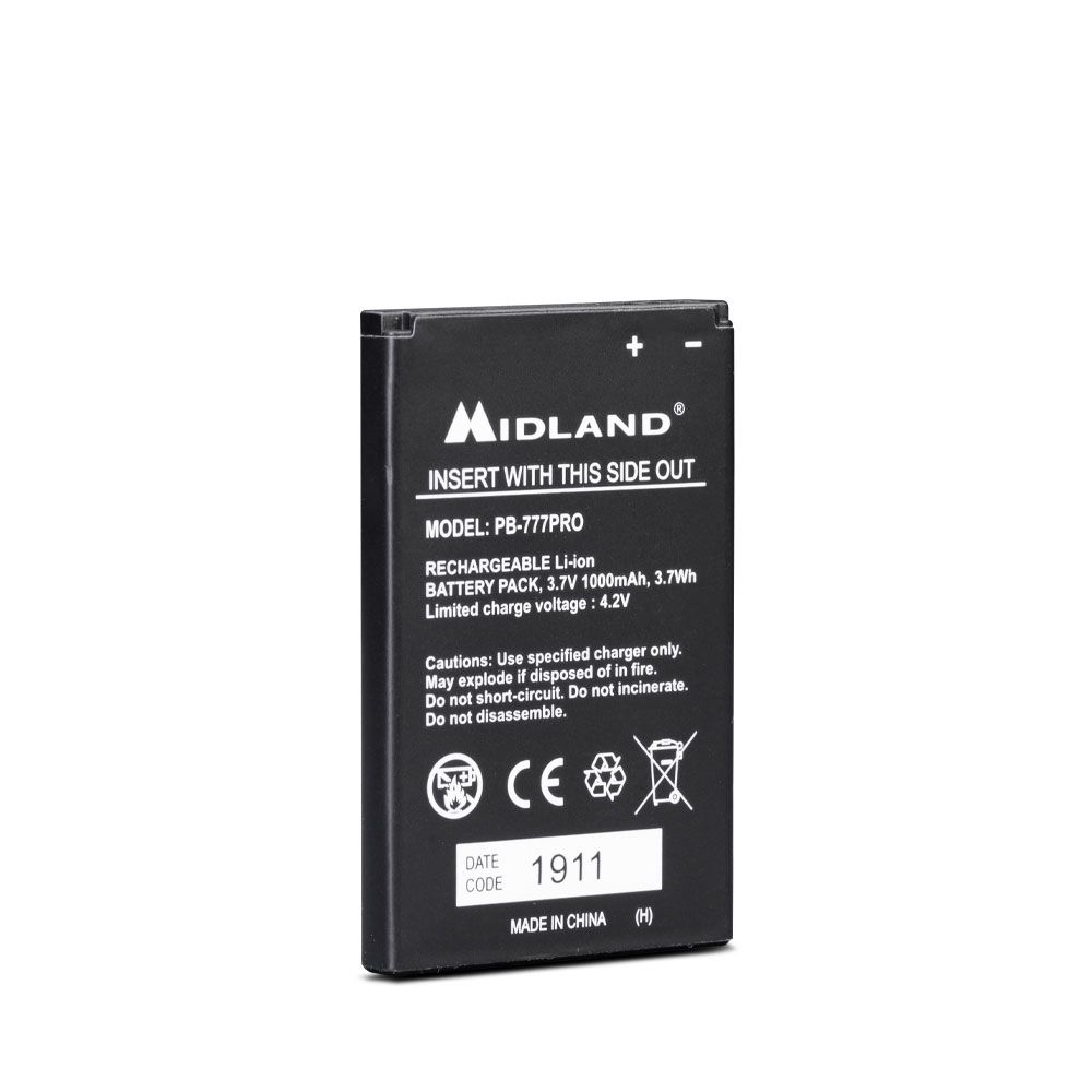 Akkupack für Midland 777 Pro 1000mAh_MIDLAND_#1